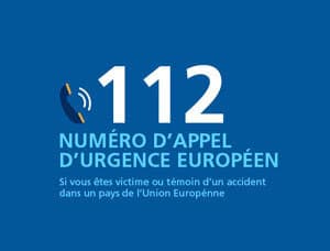 le 112 numéro d'urgence