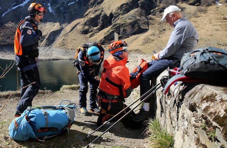 Secours en montagne GRP Tour du Biros